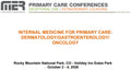 MER Primary Care Conferences Internal Medicine for Primary Care Derm Gastro Onc Oct 02-04, 2026